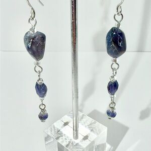 Iolite Dangle Earrings